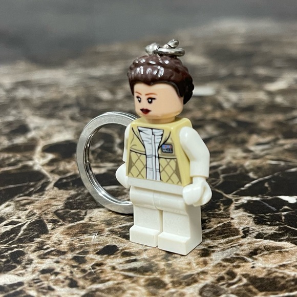 Lego Star Wars Princess Leia Hoth Key Chain Ring Keychain Minifigure 850997 - Picture 3 of 7